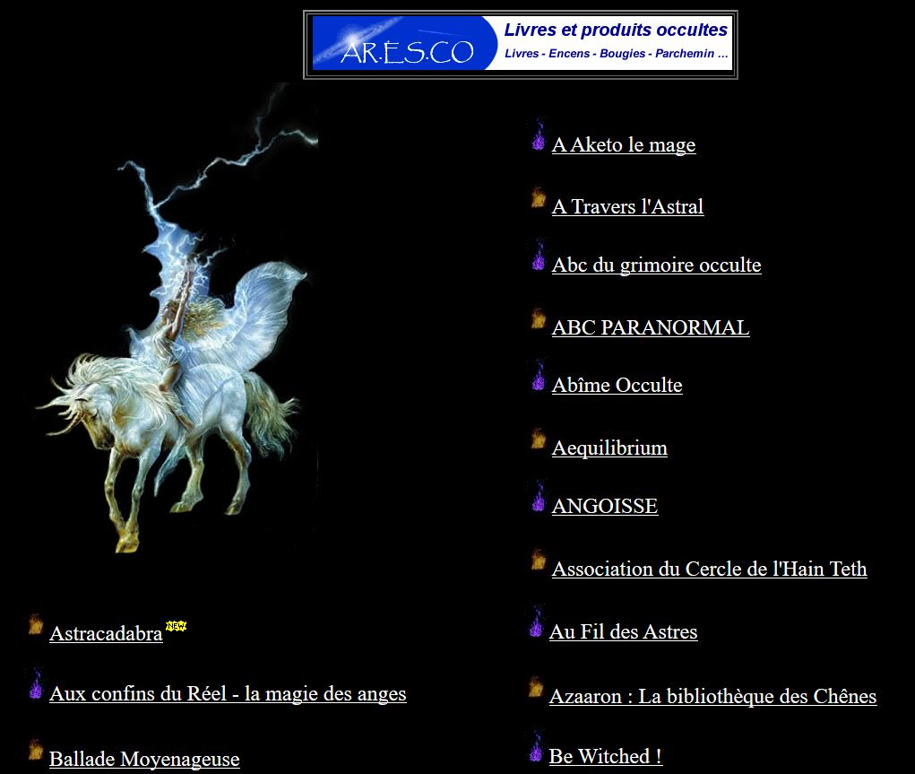Sorcellerie.net 2002